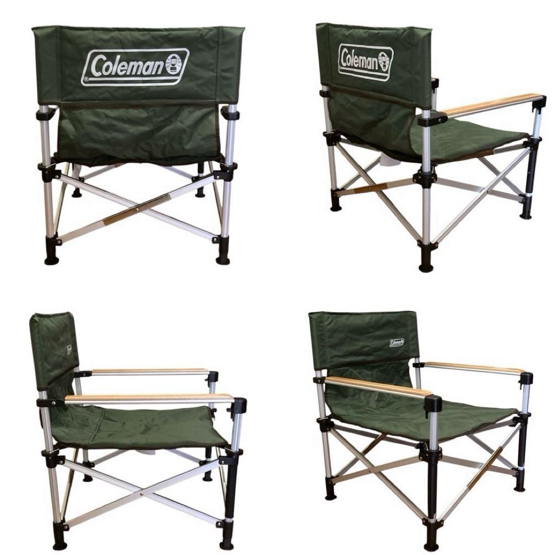 Coleman 2WAYキャプテンチェア 2脚セット　コールマン　赤　緑