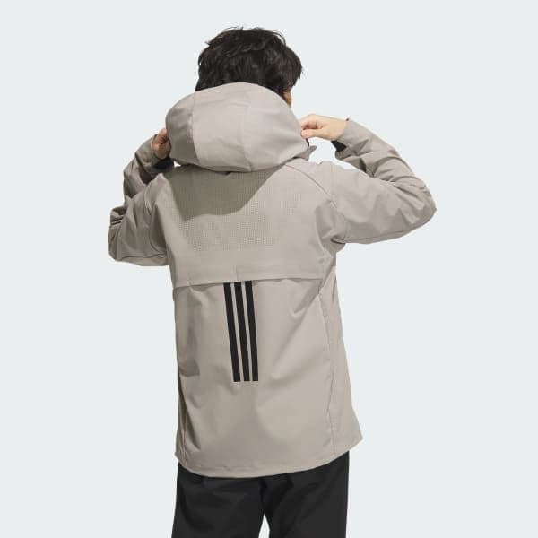 adidas プレミアム ストレッチ ウーブン フルジップパーカー JM2008