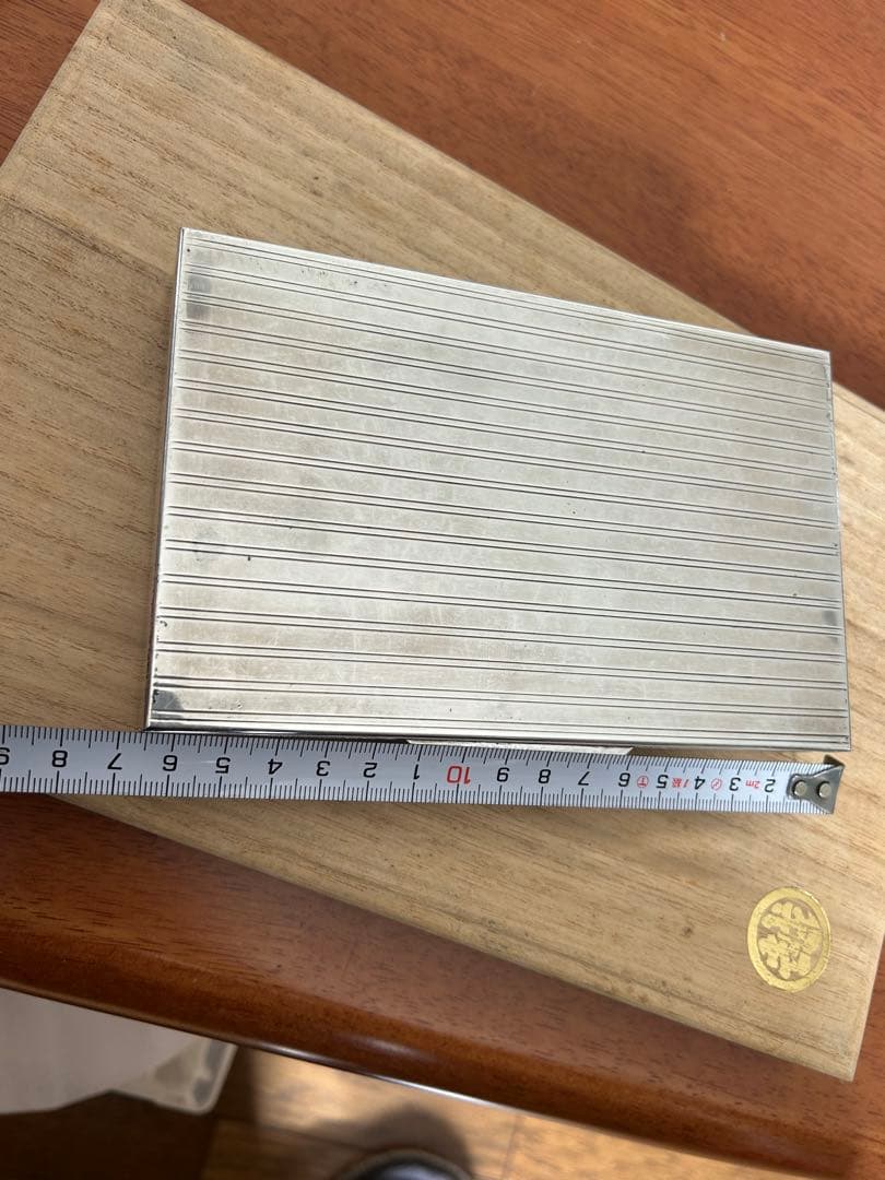 SILVER 925 銀製小物入れ銀製煙草入れアンティーク228g