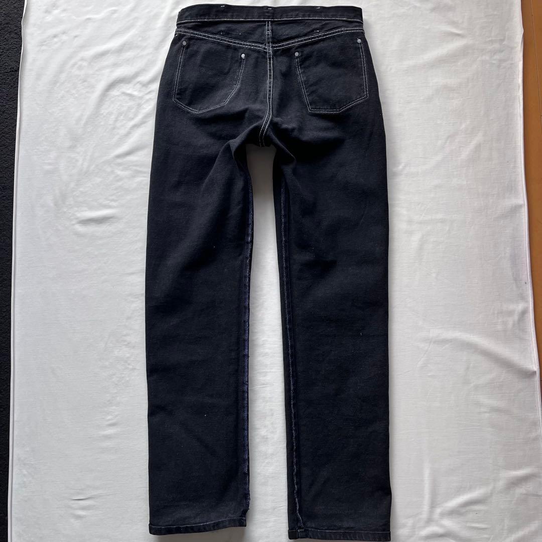 Wrangler 13MWZ ブラックデニムパンツ W32
