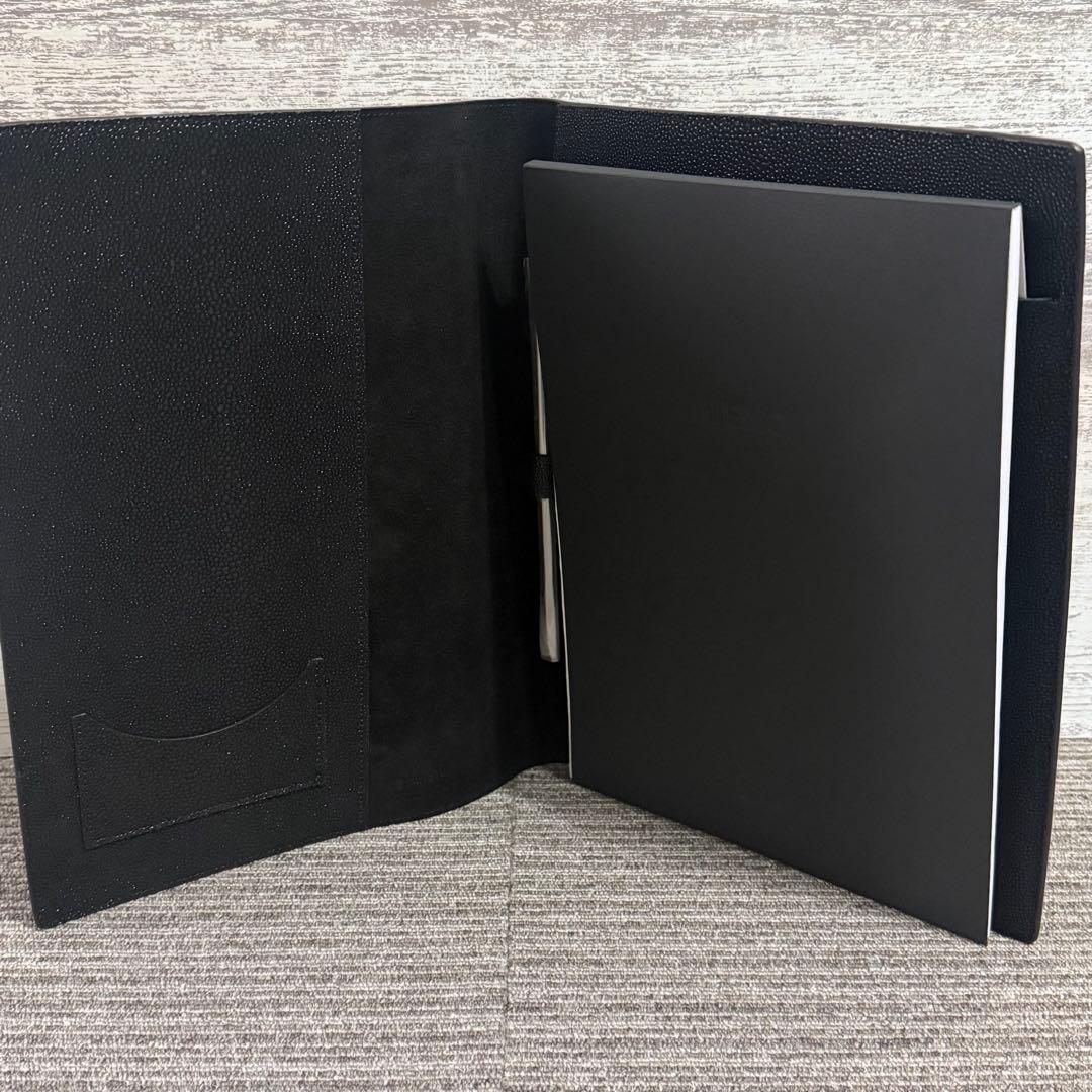 Pinetti スティングレイ エイ革 A4サイズノートカバー　レザーカバー