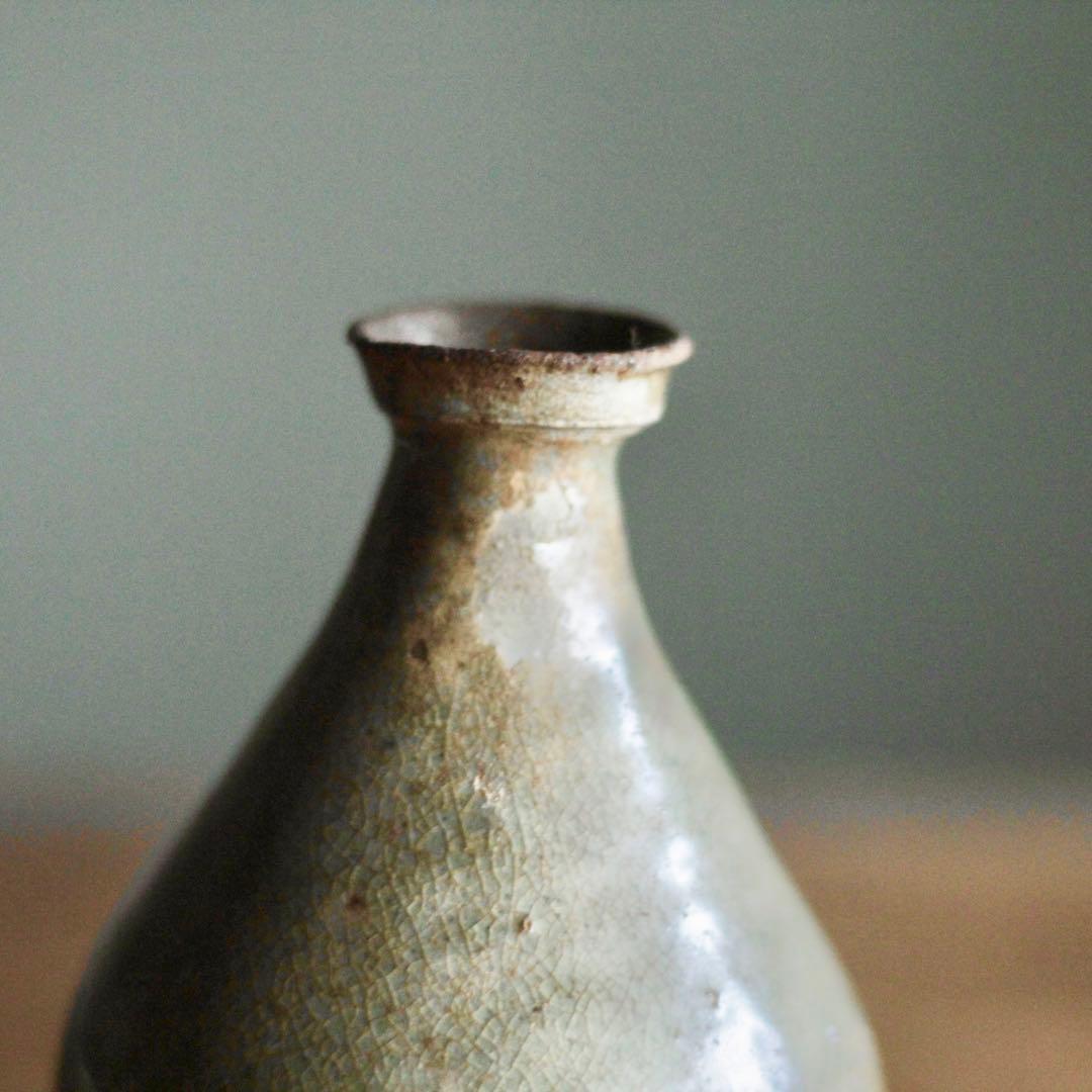高麗青磁 徳利 容量約200ml 独酌に 古美術 古道具 アンティーク 朝鮮美術