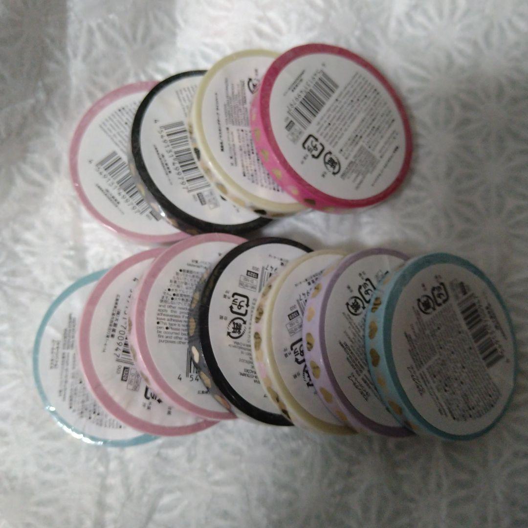 レア　ハート柄　マスキングテープ