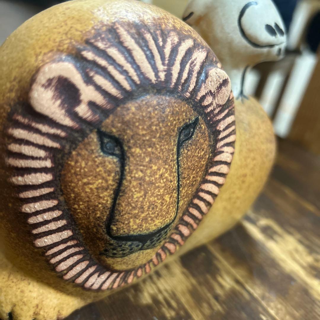 【完売品・新品未使用 】リサラーソン ライオンと鳥　代表作品　希少　廃盤品