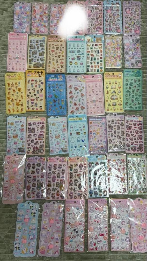 シール　ボンボンドロップ　きゅーん