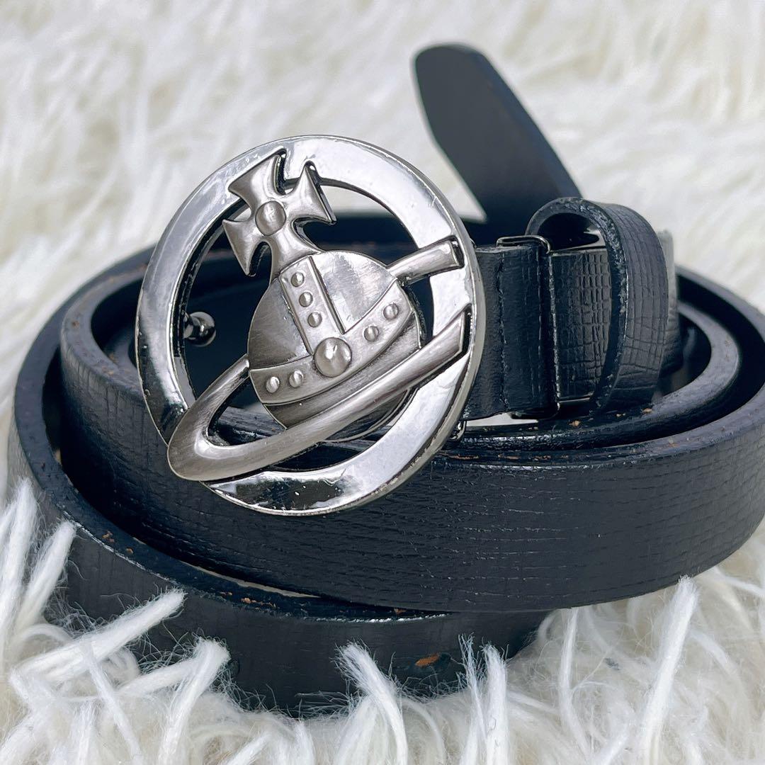 極美品✨ヴィヴィアンウェストウッド サークル オーブ シルバー 銀 ベルト