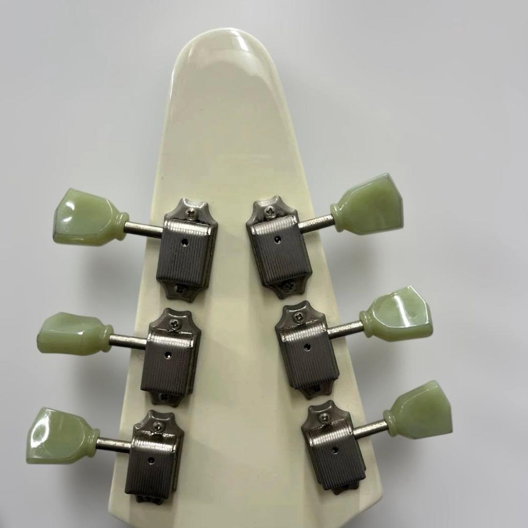 Grass Roots GFV58 グラスルーツ フライングV 白　ケース付