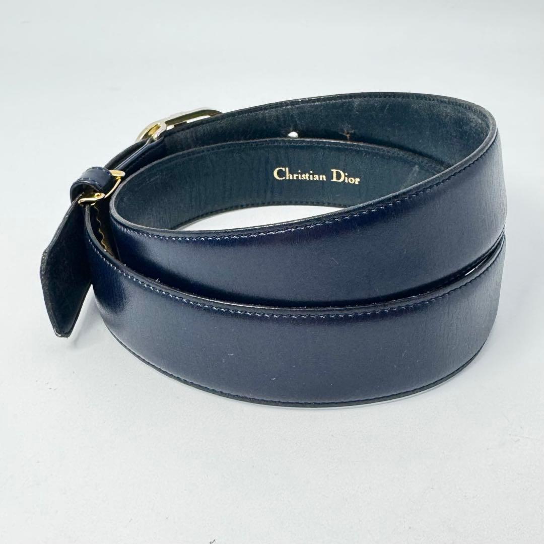 Christian Dior ディオール ヴィンテージ レザーベルト レディース