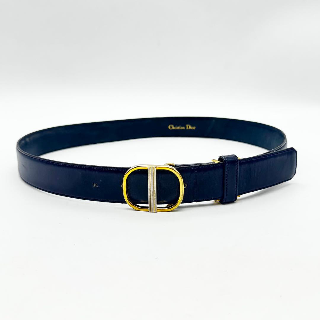Christian Dior ディオール ヴィンテージ レザーベルト レディース