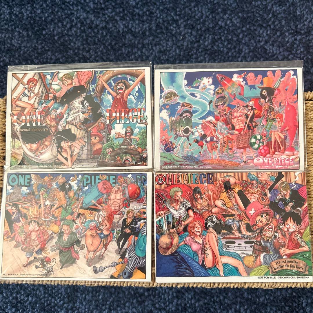 【非売品】ONE PIECE 書店販促マグネットシート　36枚