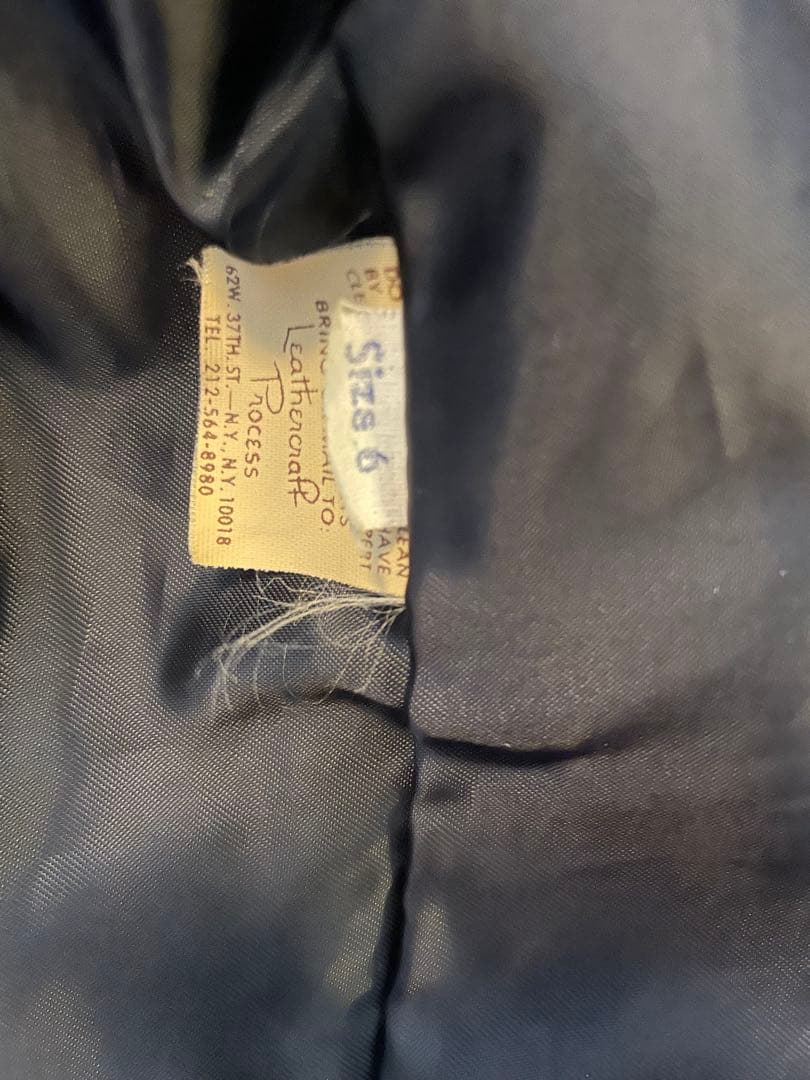 Schottレザーシングルライダース　レディース　サイズ6