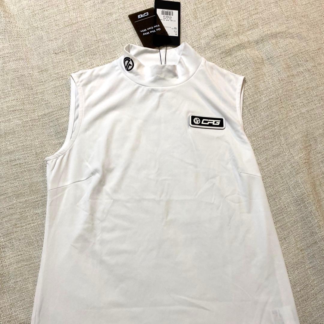 新品タグ付き❤️cpgゴルフ レディース ノースリーブ タンクトップ 白 Mサイズ