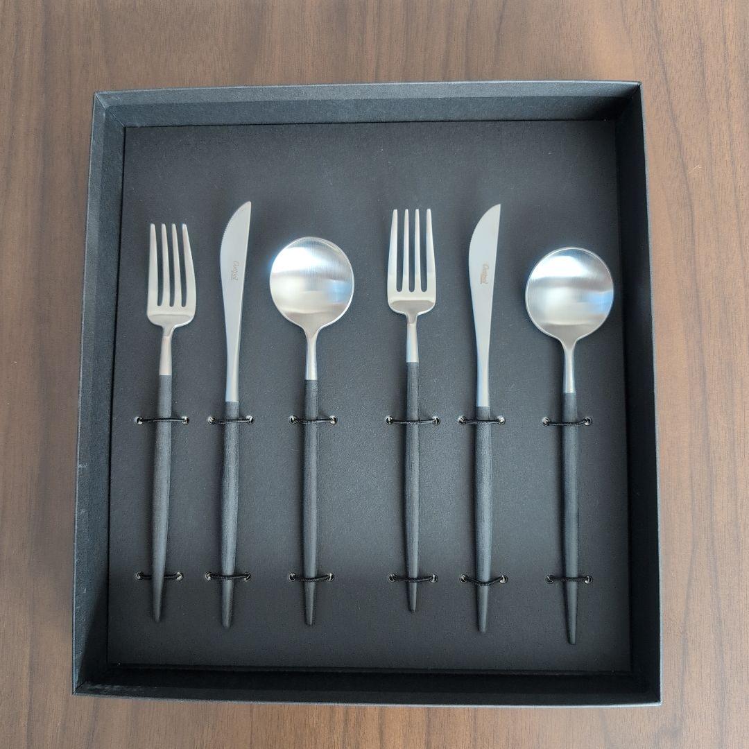 正規品　クチポール　ゴア　デザートセット　ブラック　シルバー　6点