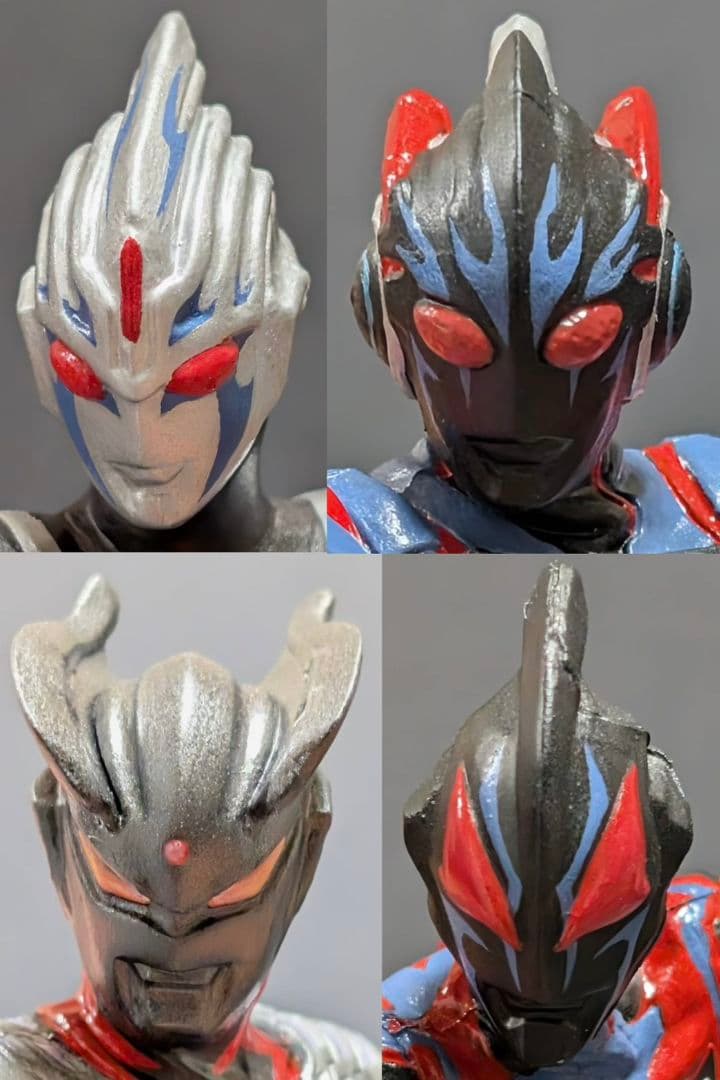 ＨＧシリーズウルトラマン（ダークネス軍団）改造リペイント全４種