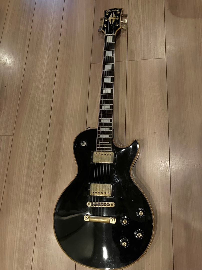 マツモク製　レスポール　カスタム　黒　fantom