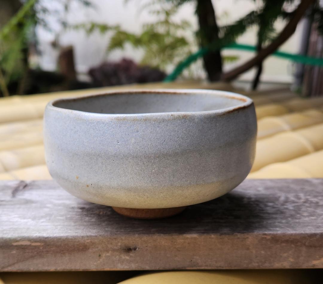 茶道具 赤膚焼 大塩正人造 茶碗 共箱なし 抹茶茶碗 抹茶碗 茶器