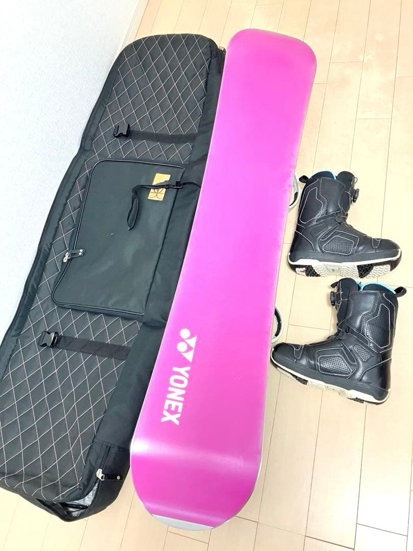 YONEX スノーボード3点セット！142cmFLEX70 大阪手渡3000引！
