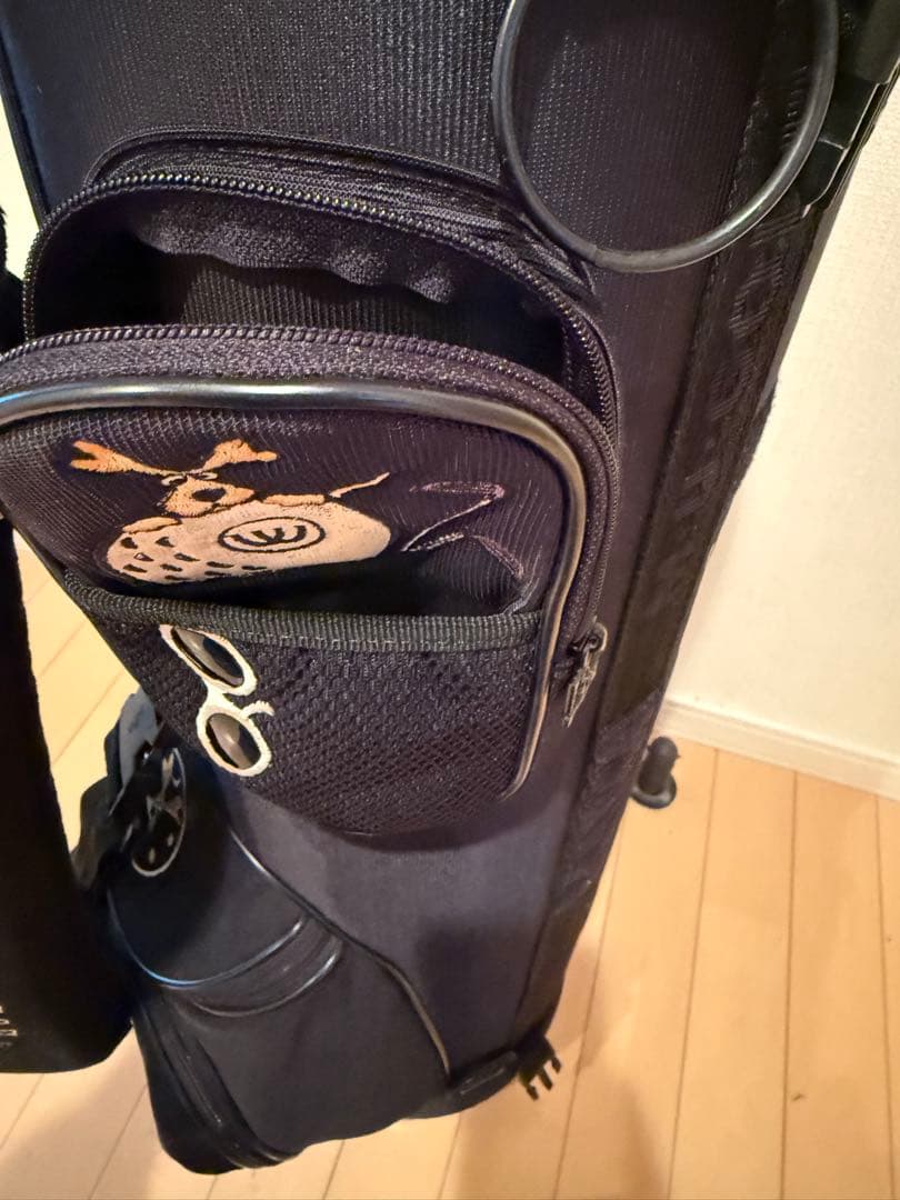 【PURU】M.U SPORTS レディースキャディバッグ（ブラック）