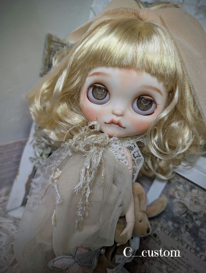 白まる❁︎アイシードール❁︎カスタム❁︎of付き