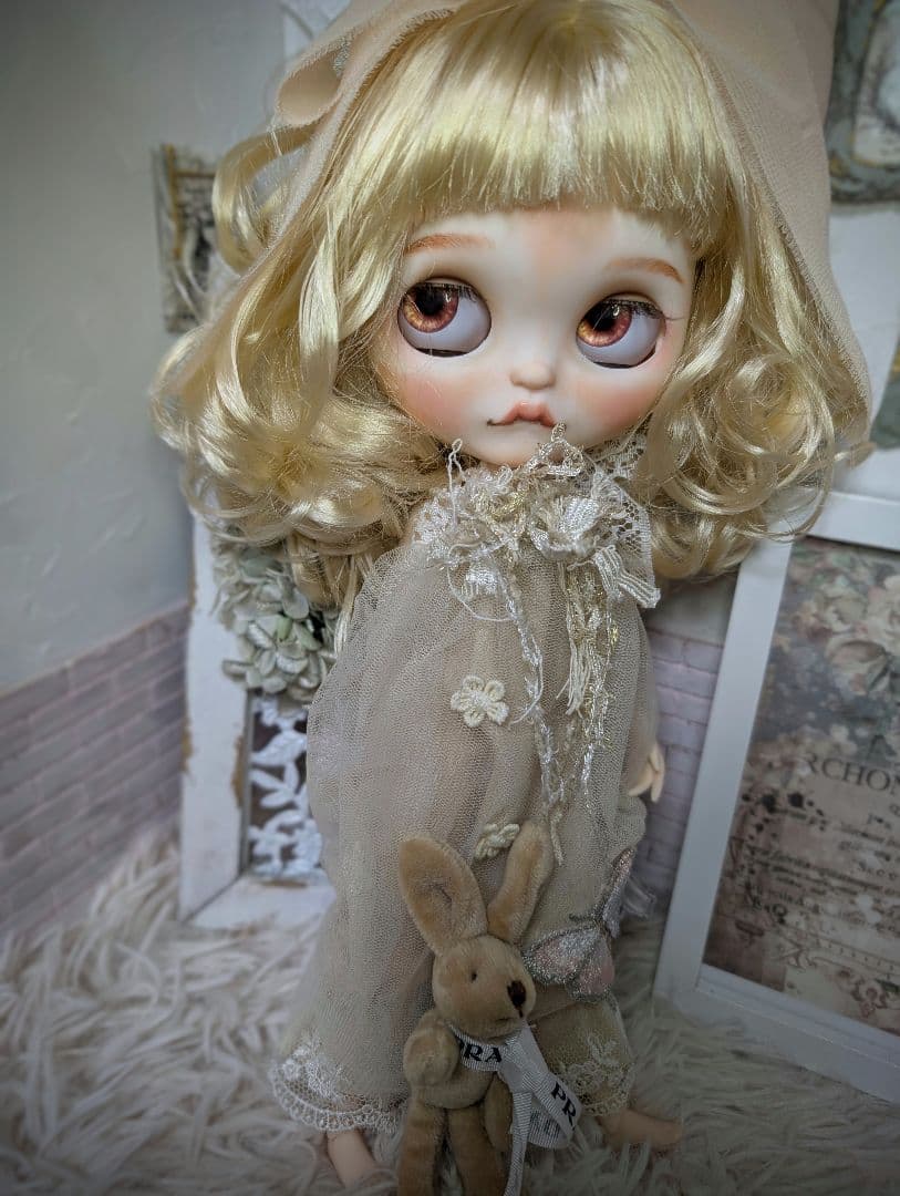 白まる❁︎アイシードール❁︎カスタム❁︎of付き