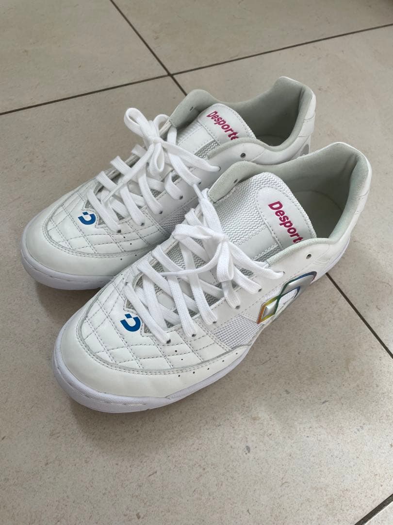 Desporteフットサルサッカーシューズ 25.5cm ホワイト