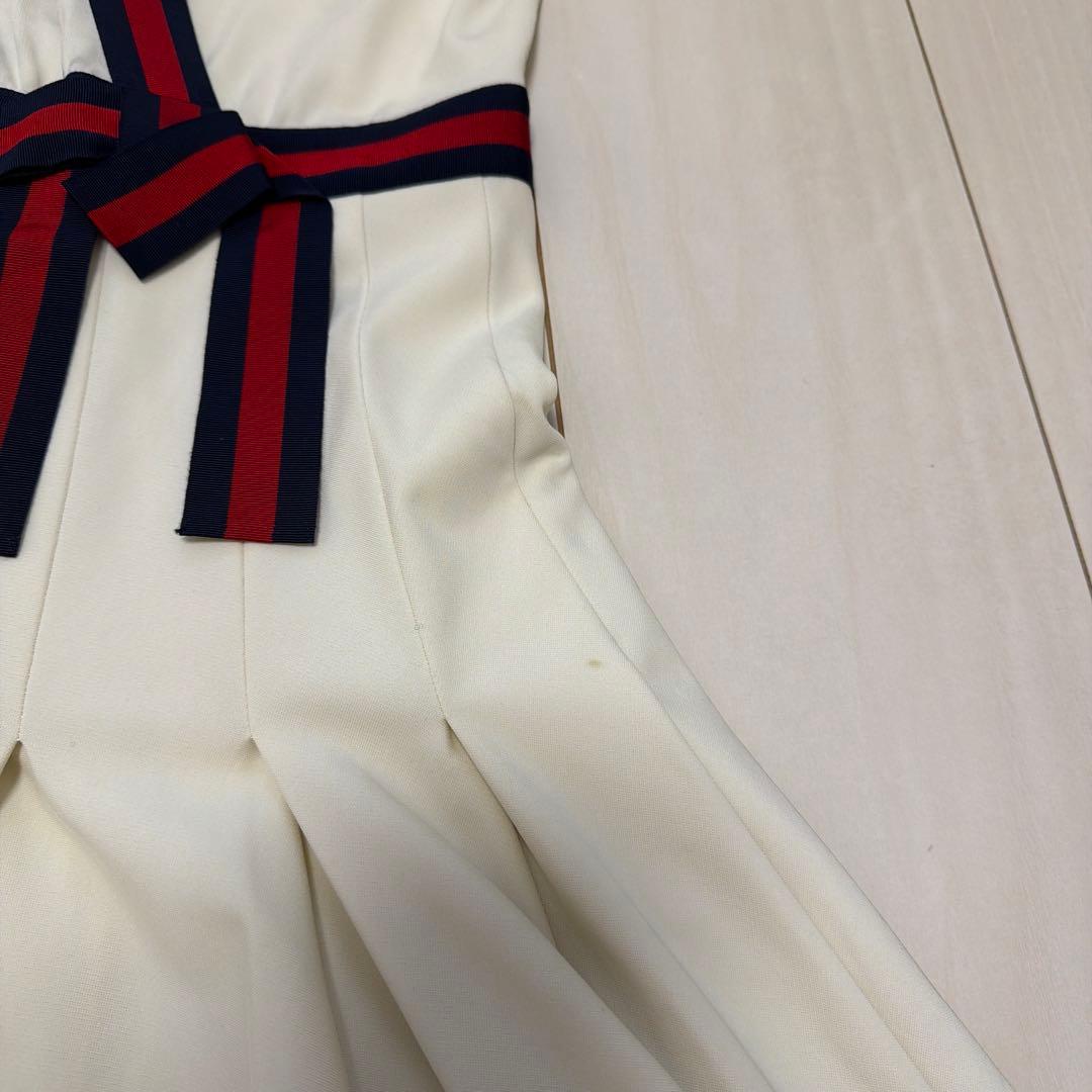 タグ付き✨️GUCCI グッチ　ウェブストライプ　ジャージードレス S