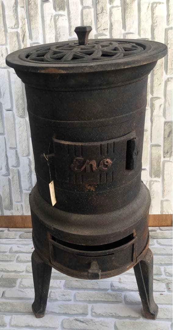 ストーブ フランス　鋳物 鉄製(A9)