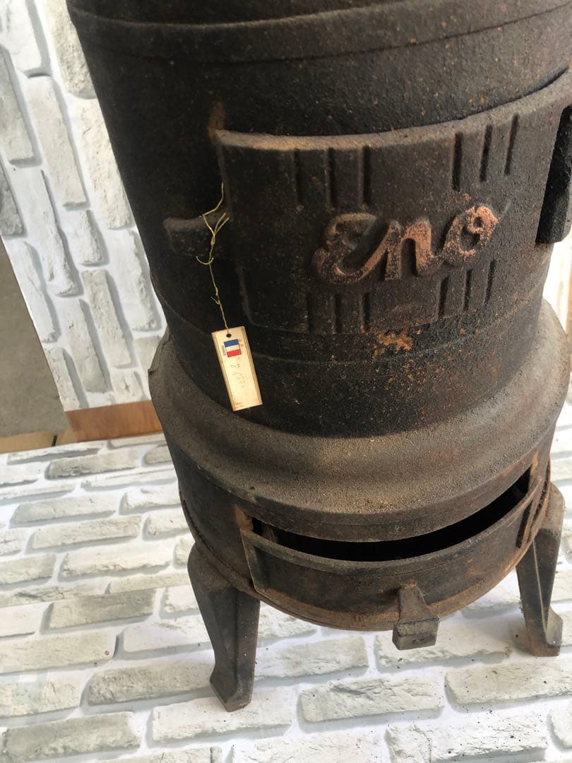 ストーブ フランス　鋳物 鉄製(A9)