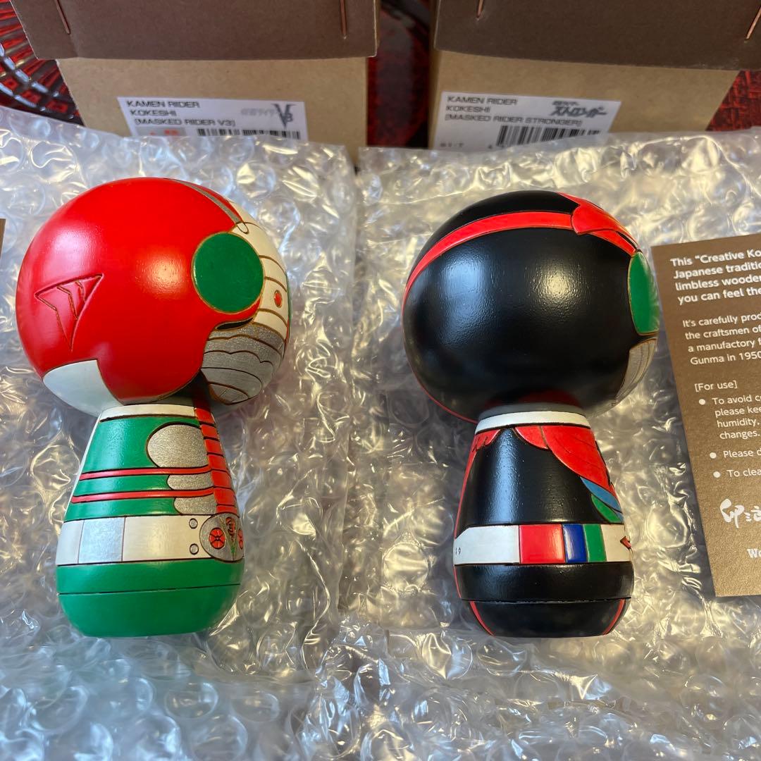 完売　卯三郎こけし　仮面ライダー　東映　特撮　石森プロ　ストロンガー　Ｖ３
