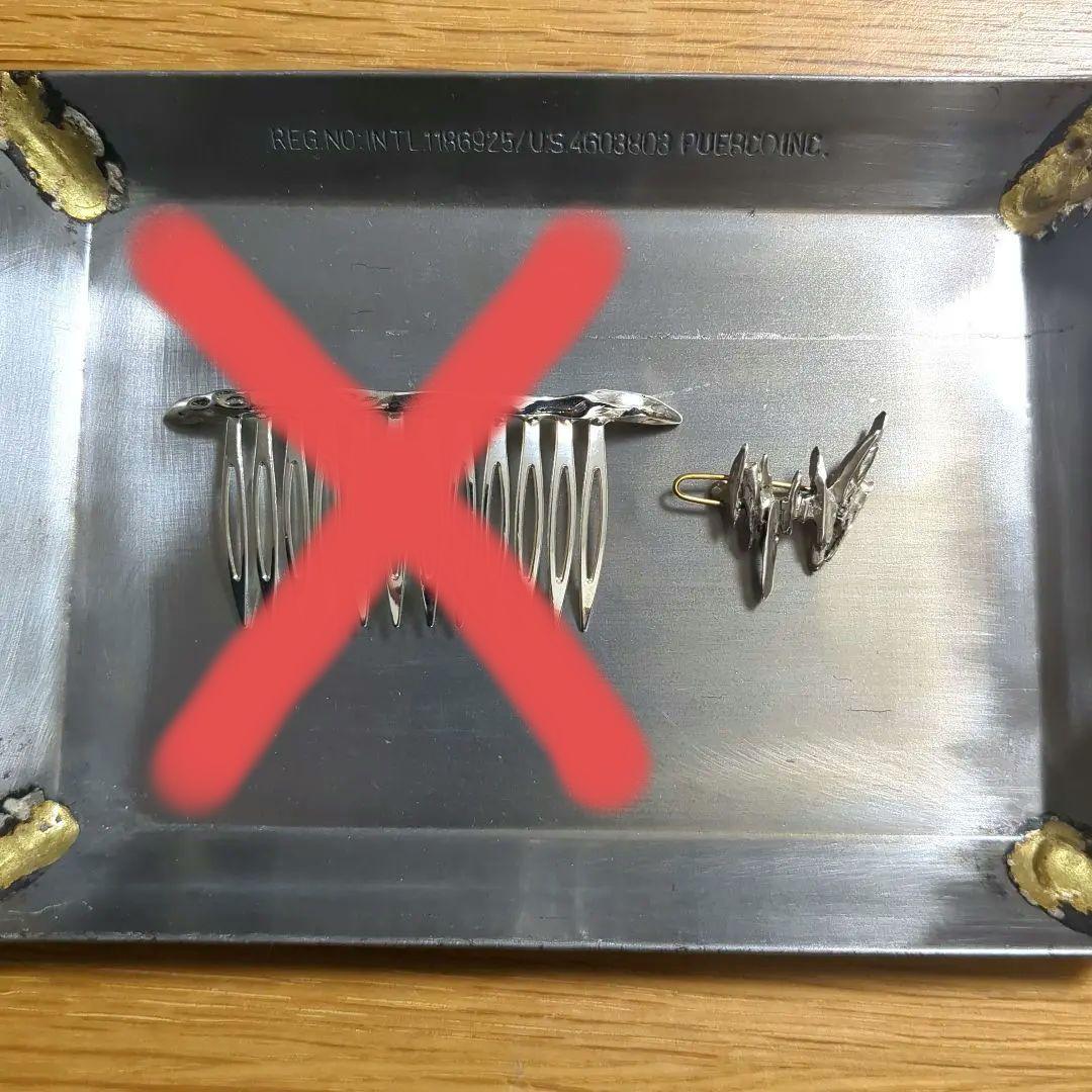 pluie コーム　シャッタードクリップ　2点セット