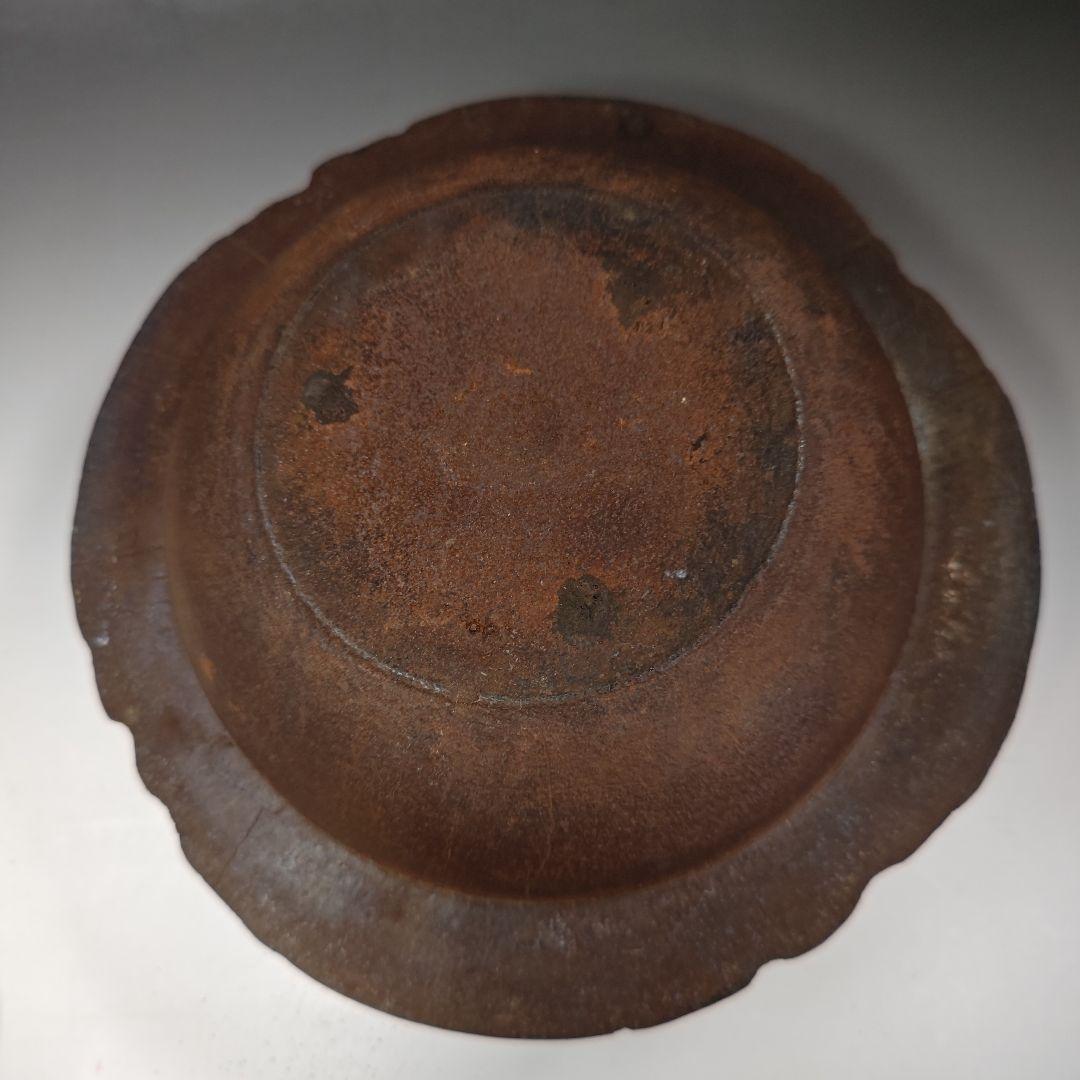 イ625 茶釜『釜師　佐藤浄清造』『桜川地紋　透木釜　共箱』鉄釜　茶道具