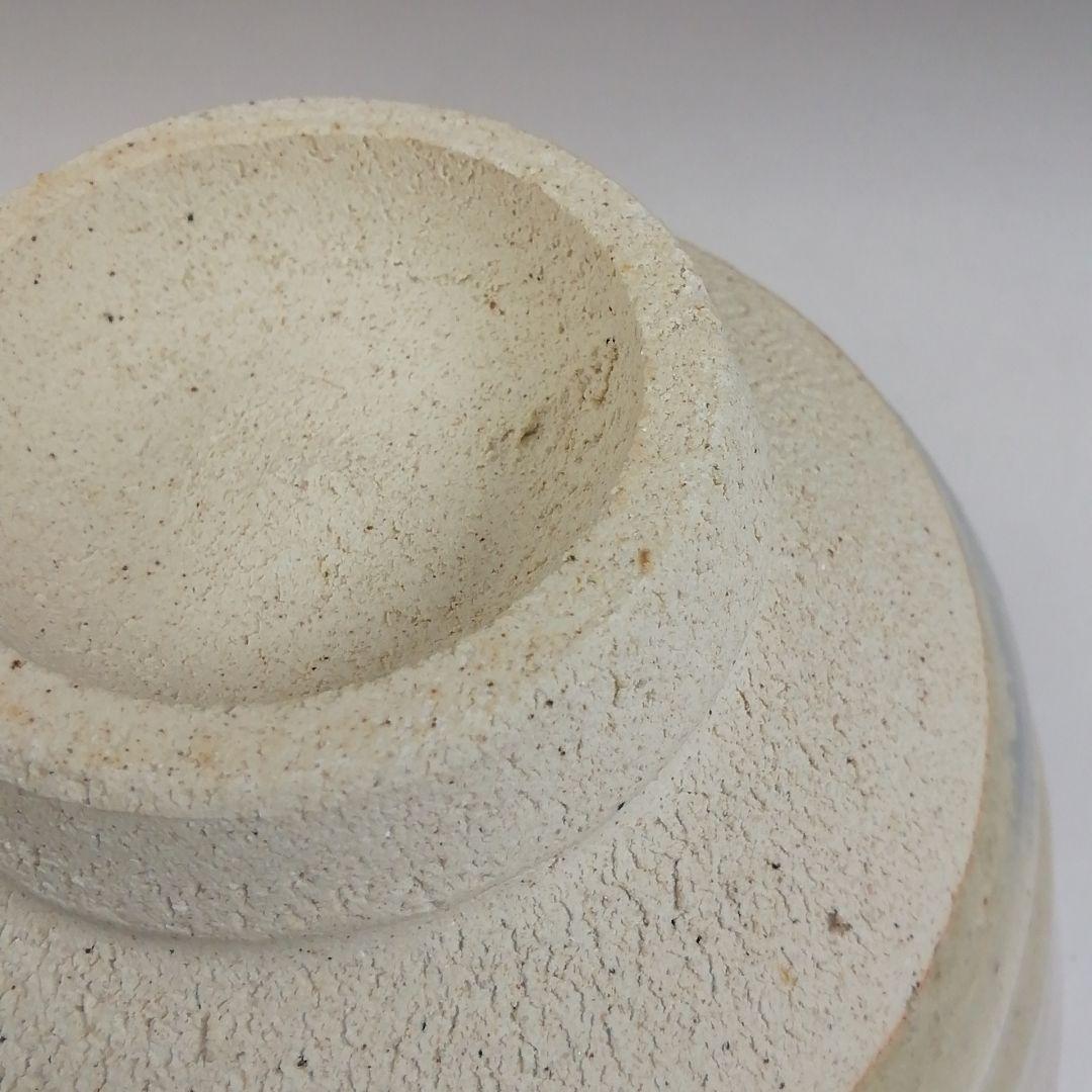 Ｗ１１０　茶碗　『御題　碧』『柴田正 作』　共箱　抹茶碗　茶道具