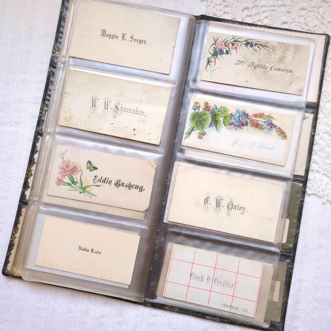 激レア118枚コーリングカードおまとめ クロモス アンティークヴィクトリアン洋書