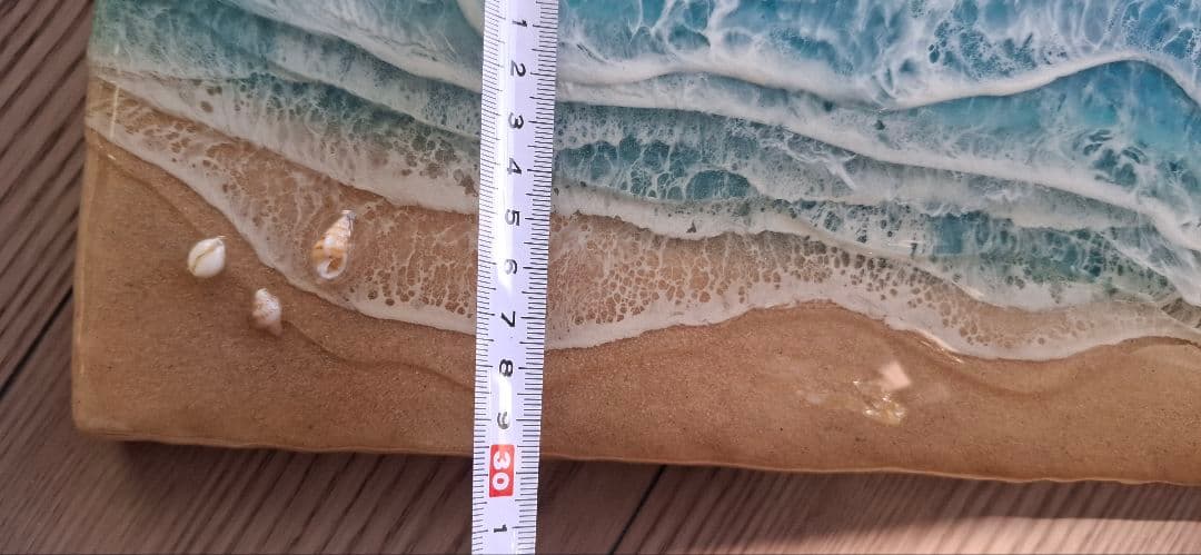 値下げ、エポキシオーシャンアート。立体アート、海アート