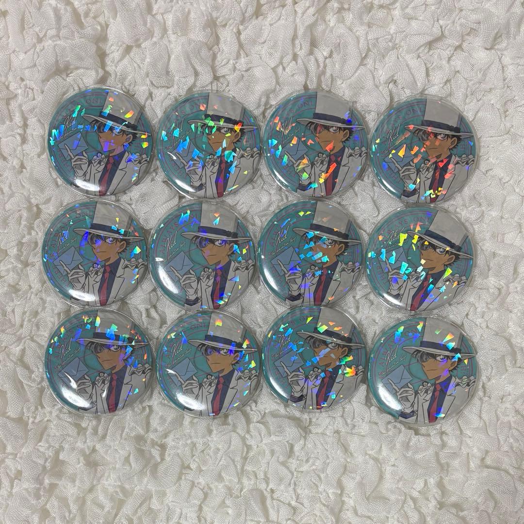 怪盗キッド 缶バッジ 75mm 手紙 12個