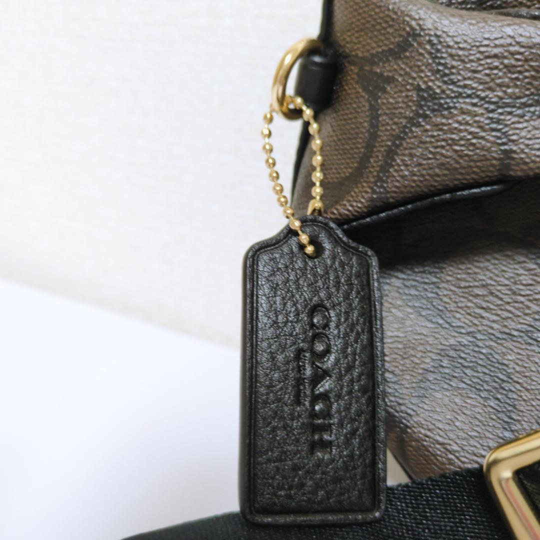 【めぇ】コーチ COACH ボディ ウエストバッグ シグネチャー