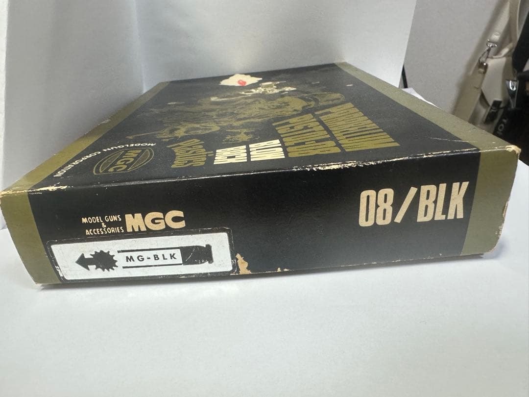 MGC ルガーP08 木製グリップ　モデルガン　箱付き　1980年代　ロゴ刻印