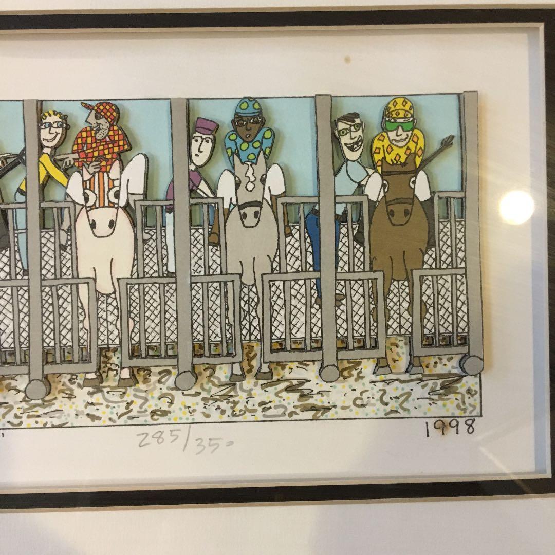 RIZZI 3D リトグラフ　READY TO RACE 1998