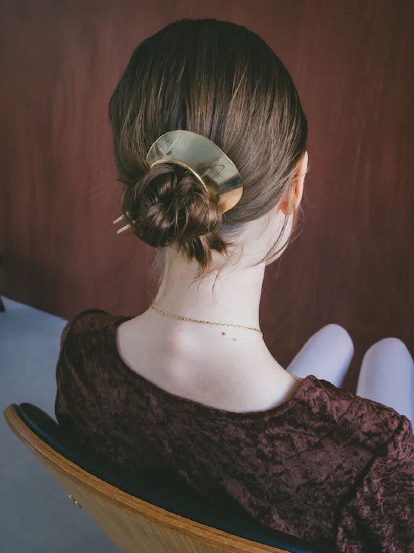 SYKIA Moon Plate Hair Fork ヘアアクセサリー