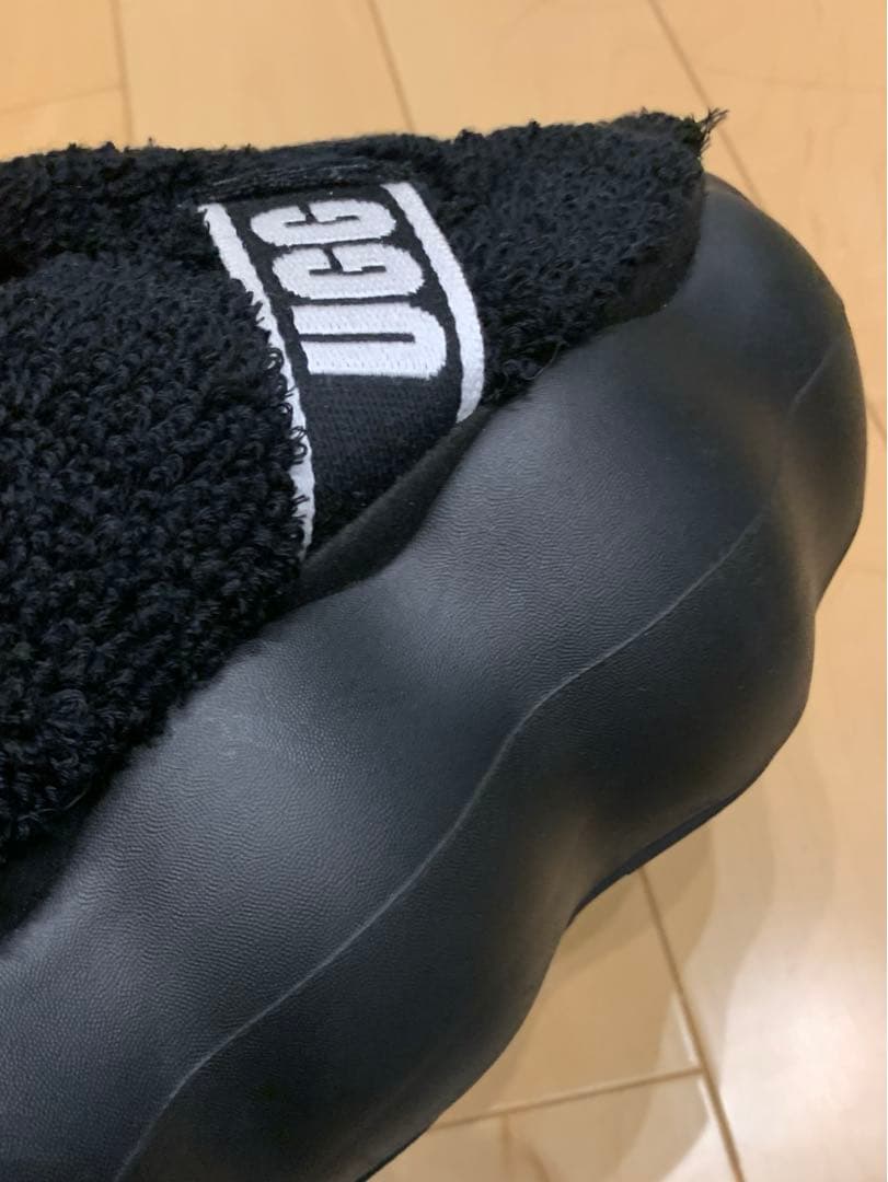 UGG Sugarcloud Slide サンダル 厚底 ブラック24cm