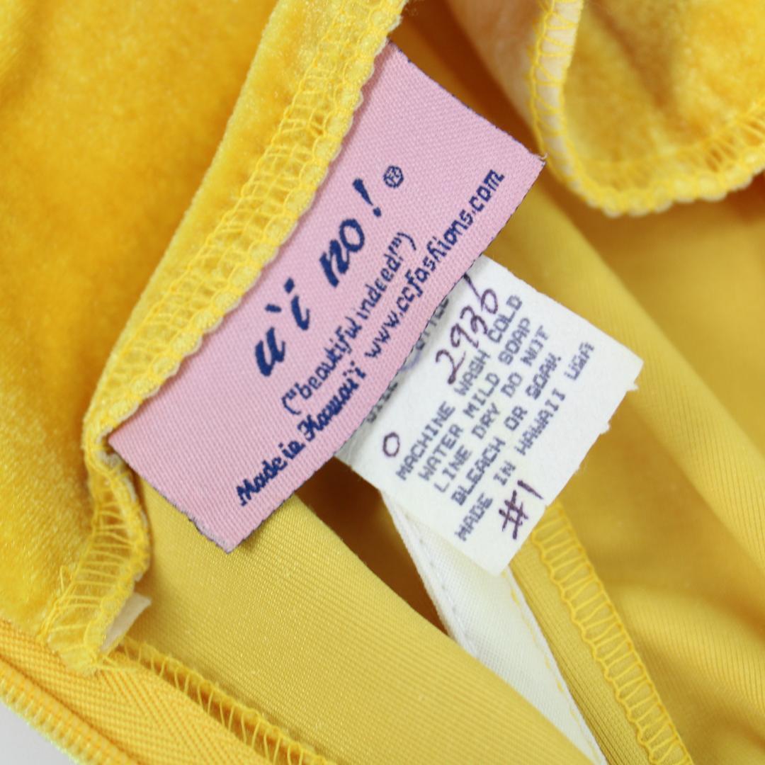 【フラダンス用衣装 美品 ベロアドレス】ハワイ製 CC FASHION