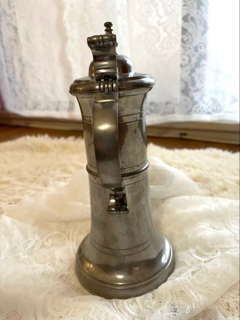 スイス製vintage ピューターの水差し　ポット