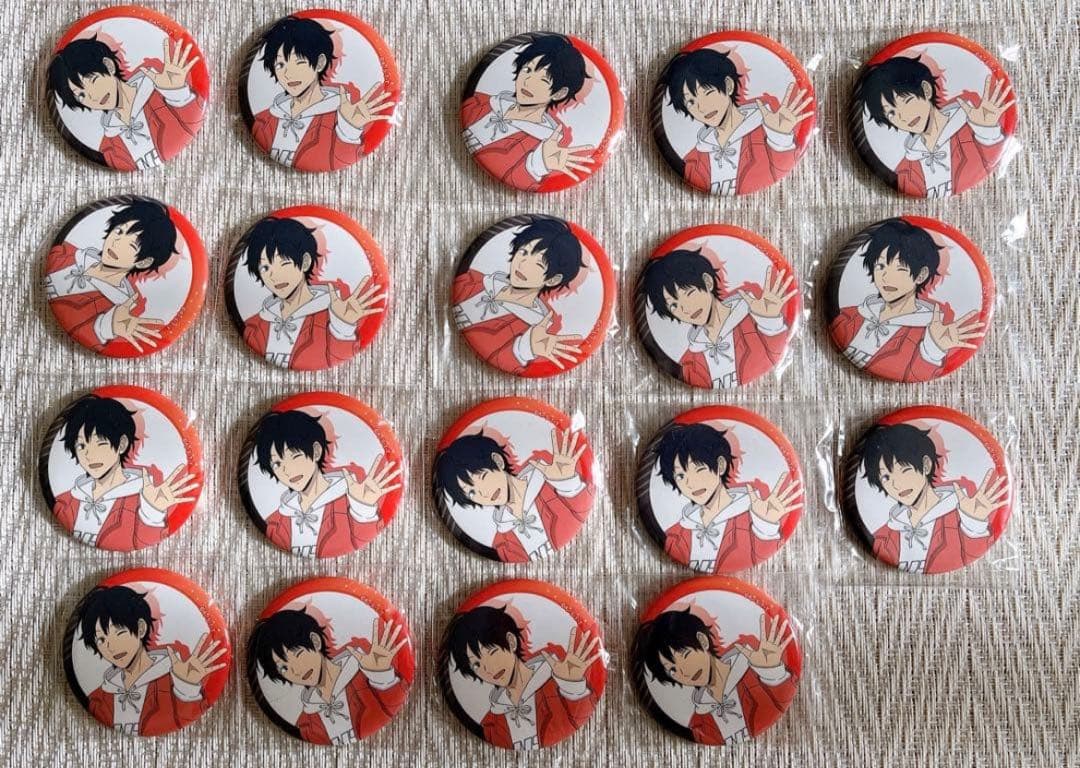 ワールドトリガー トレーディング缶バッジ 隠岐孝二 パーカーver.