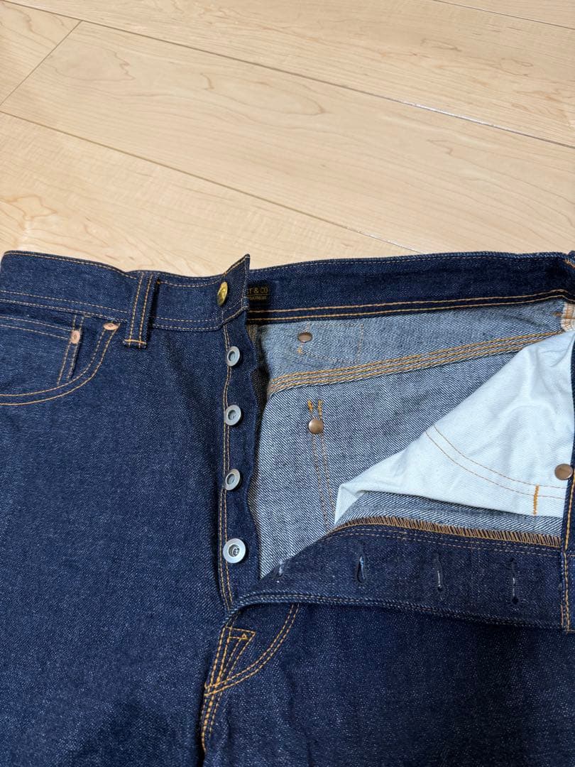 ATLAST モデル161 デニムパンツ ダークブルー