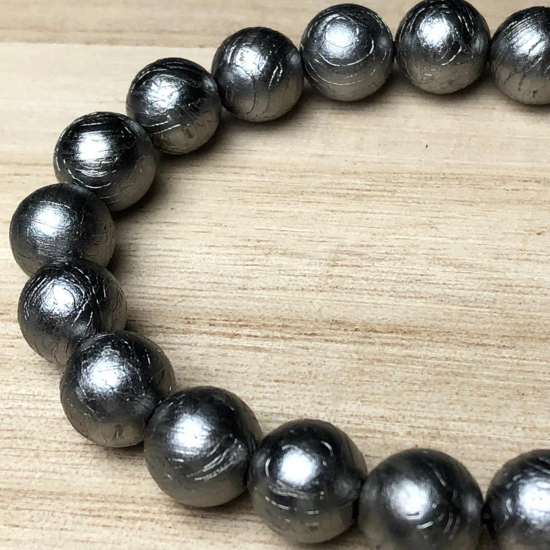 隕石 鉄隕石　アルタイ隕石　 ブレスレット　重さ77ｇ