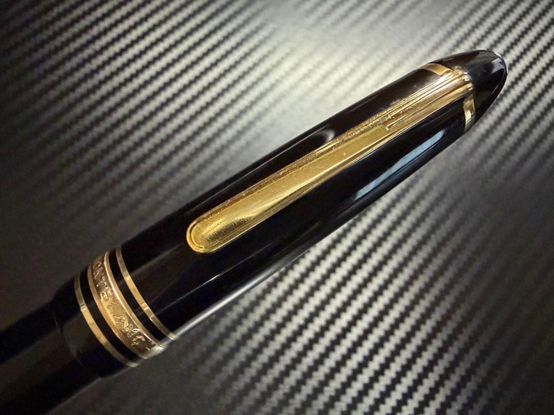 美品 モンブラン マイスターシュテュック 146 万年筆 14C 全金 EF
