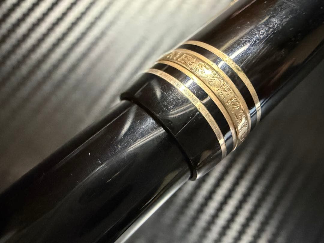 美品 モンブラン マイスターシュテュック 146 万年筆 14C 全金 EF