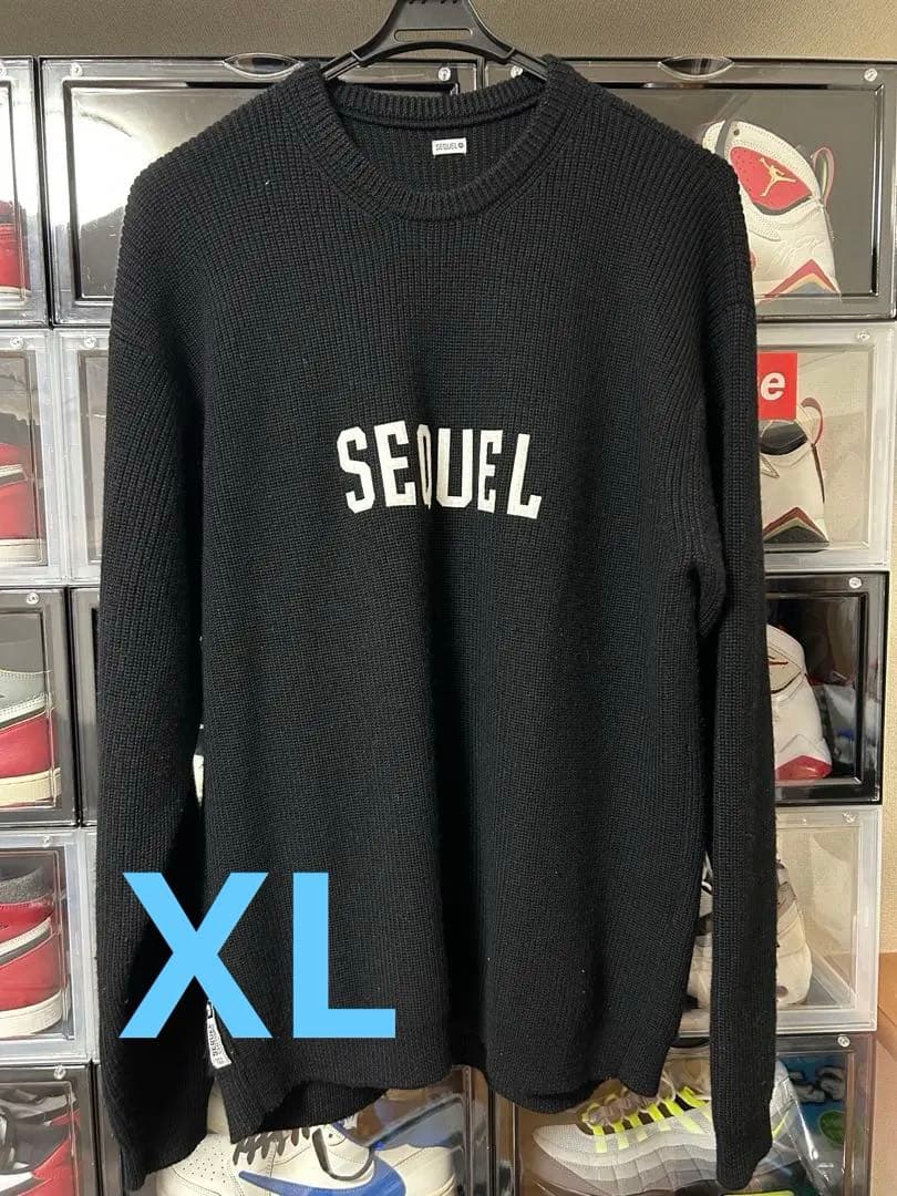 k*k様 SEQUEL 22AW CREW NECK KNIT シークエル ニッ