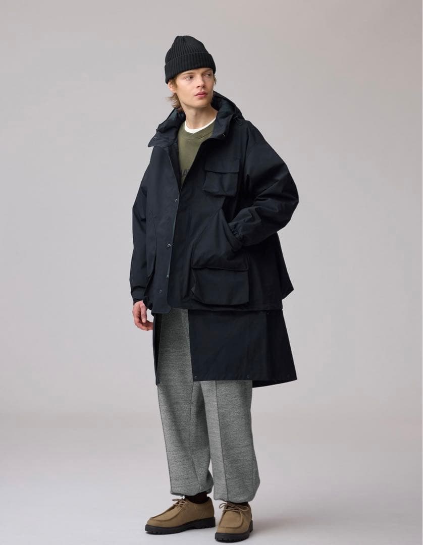 GU× ENGINEEREDGARMENTS シェルパーカ　ユーティリティ　L