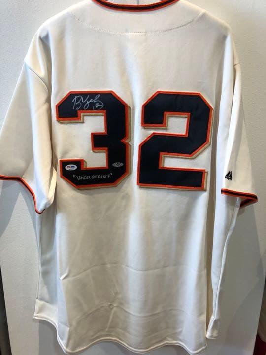 【1月SALE】MLB ボーグルソン直筆サイン入りユニホーム　SFジャイアンツ